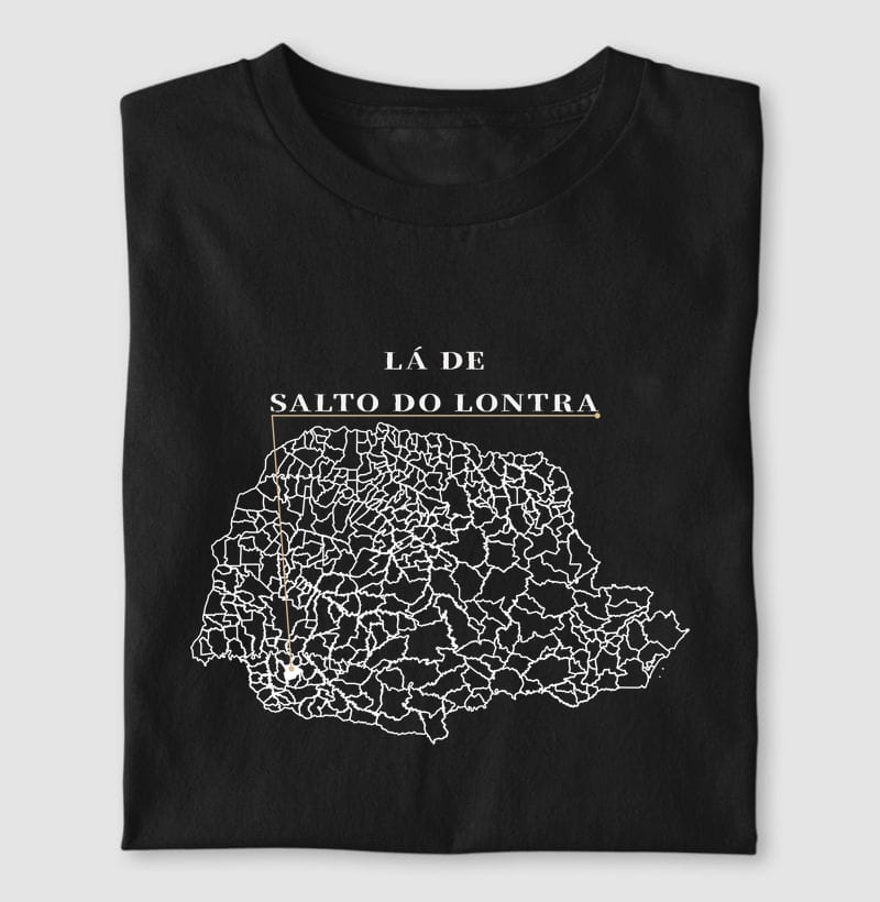 Camiseta Ponto de Origem de Salto do Lontra