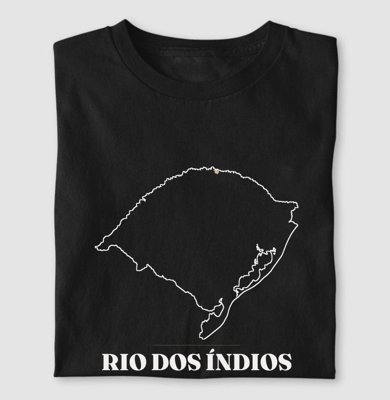 Camiseta Traço de Rio dos Índios