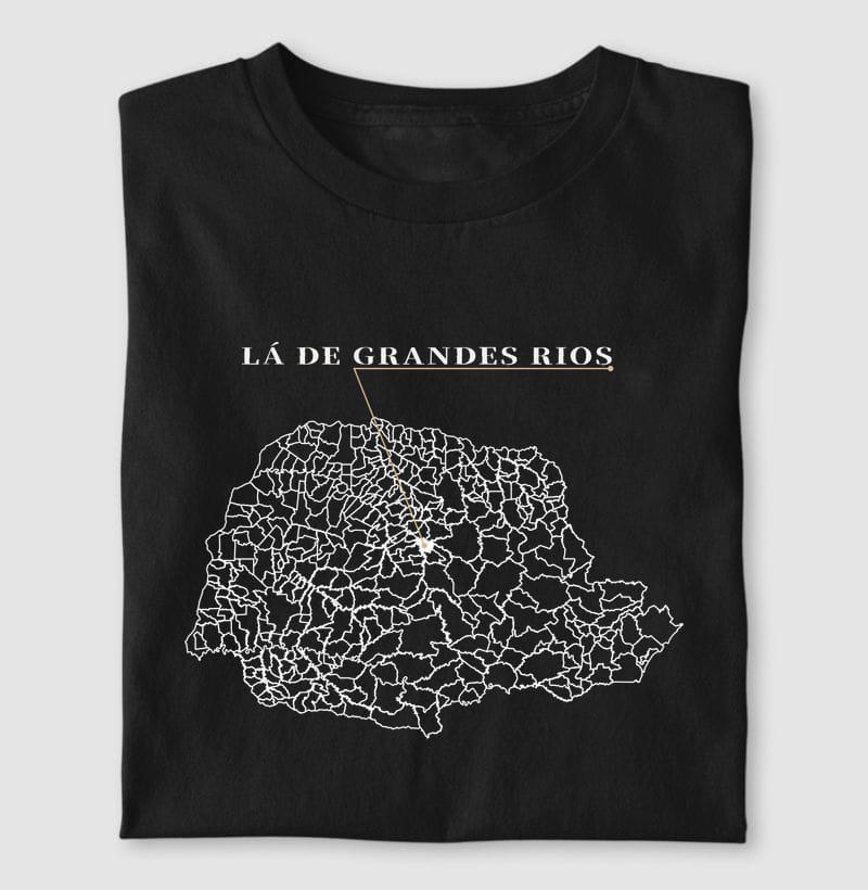 Camiseta Ponto de Origem de Grandes Rios