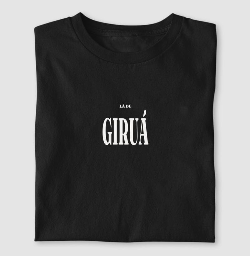 Camiseta Tipografia de Giruá