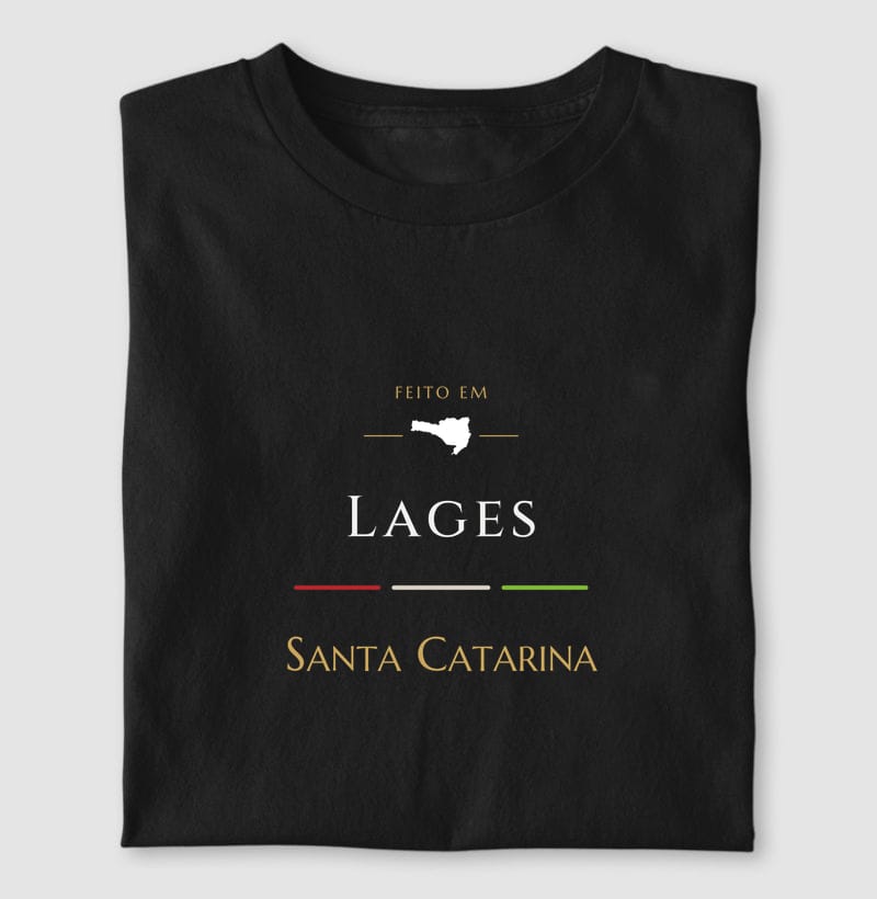 Camiseta Feito em de Lages