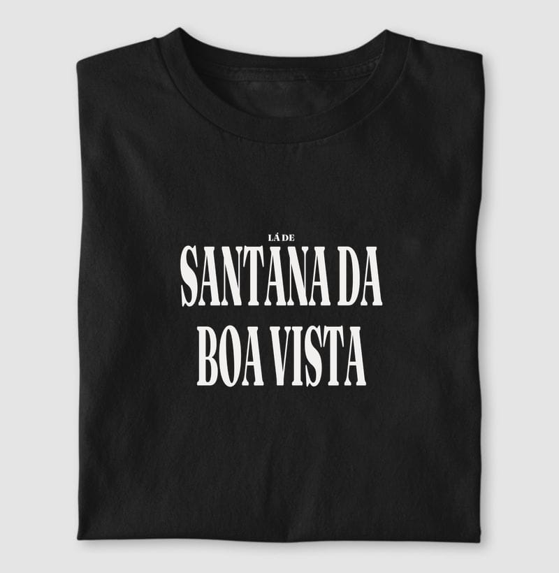 Camiseta Tipografia de Santana da Boa Vista