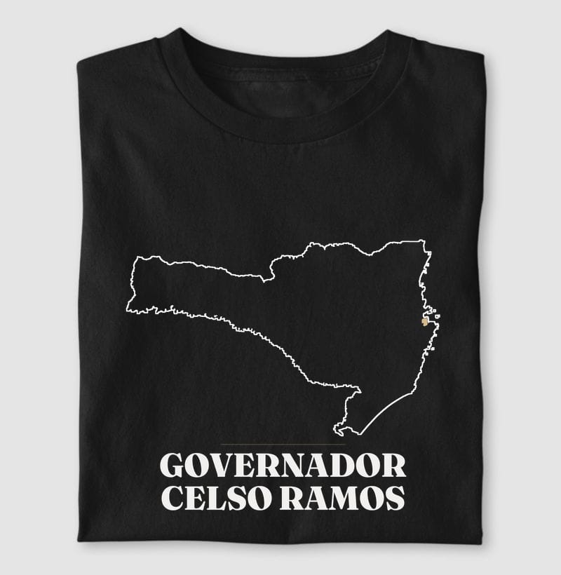 Camiseta Traço de Governador Celso Ramos