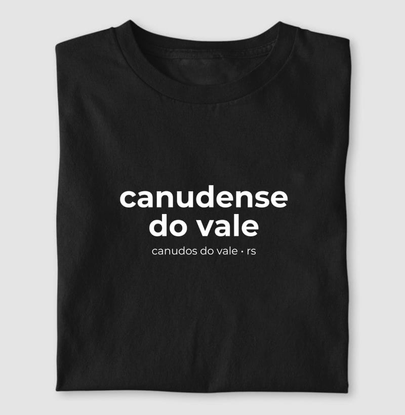Camiseta Gentílico de Canudos do Vale