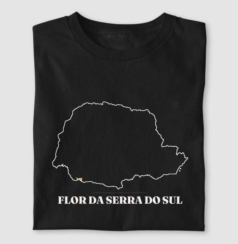 Camiseta Traço de Flor da Serra do Sul