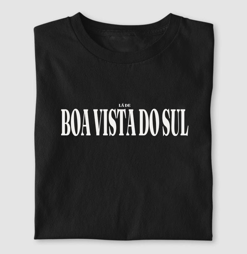 Camiseta Tipografia de Boa Vista do Sul