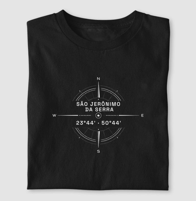 Camiseta Coordenadas de São Jerônimo da Serra