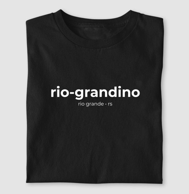 Camiseta Gentílico de Rio Grande