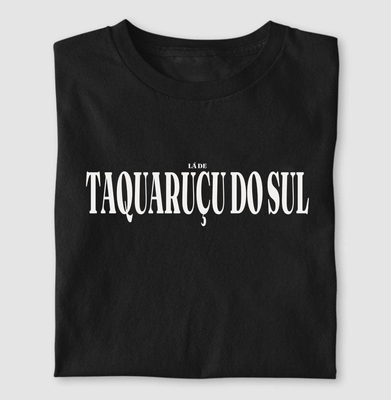 Camiseta Tipografia de Taquaruçu do Sul