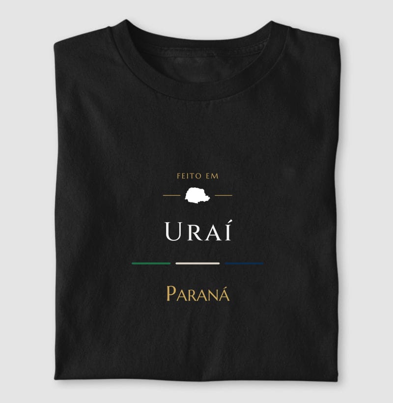 Camiseta Feito em de Uraí