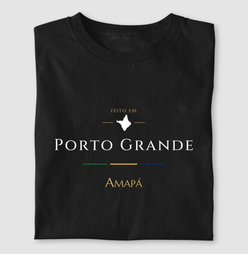 Camiseta Feito em de Porto Grande