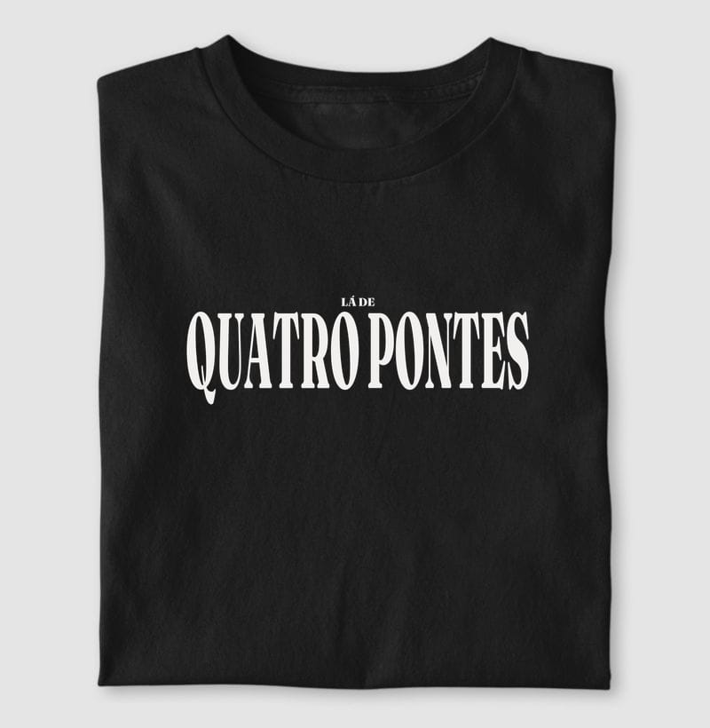 Camiseta Tipografia de Quatro Pontes