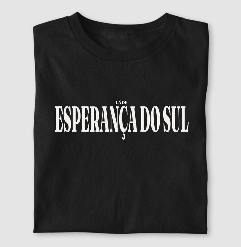 Camiseta Tipografia de Esperança do Sul