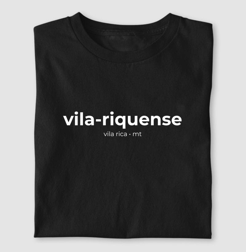 Camiseta Gentílico de Vila Rica