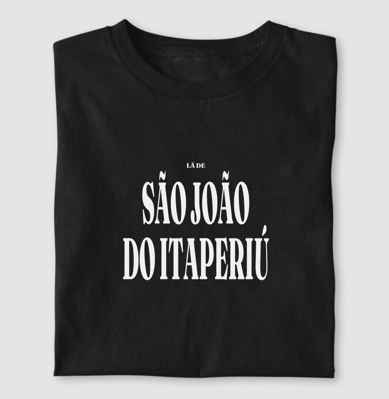Camiseta Tipografia de São João do Itaperiú