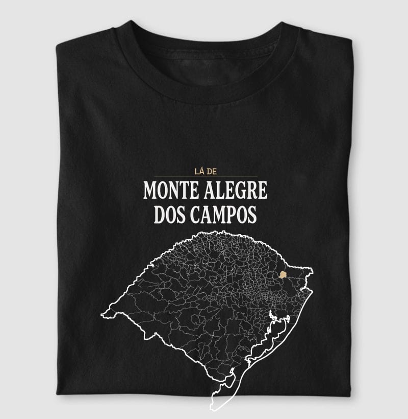 Camiseta Território de Monte Alegre dos Campos
