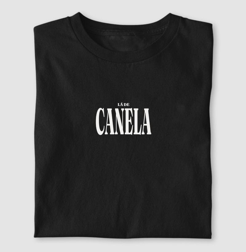 Camiseta Tipografia de Canela