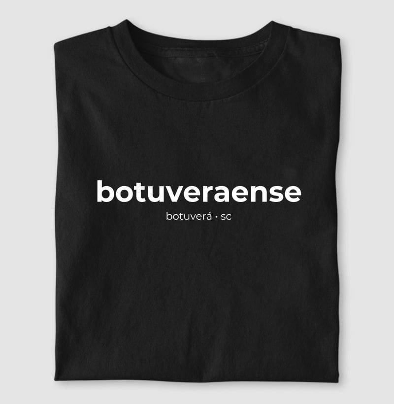 Camiseta Gentílico de Botuverá