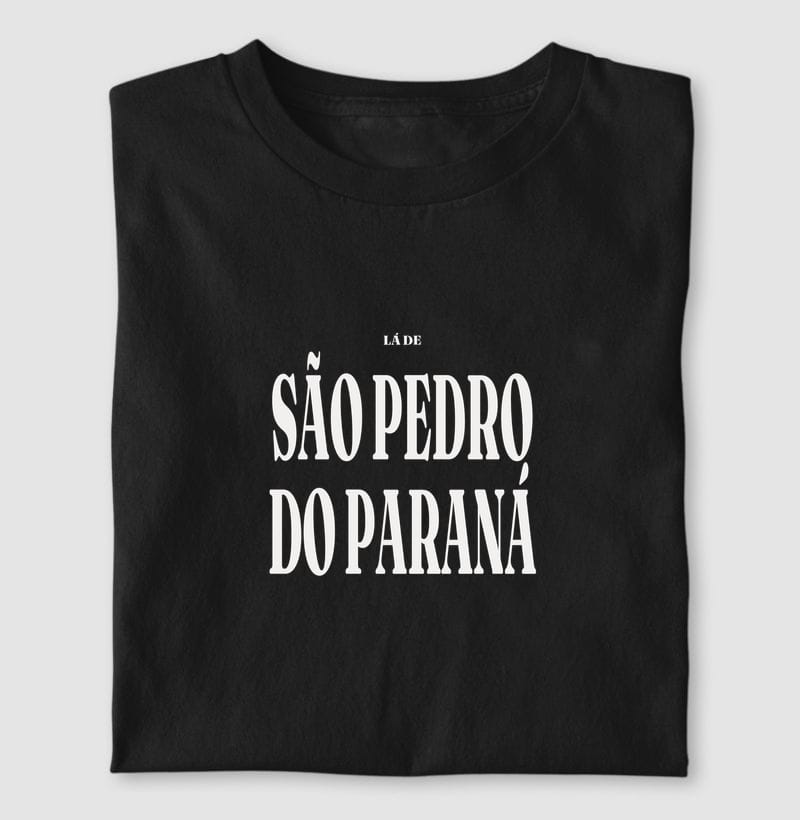 Camiseta Tipografia de São Pedro do Paraná