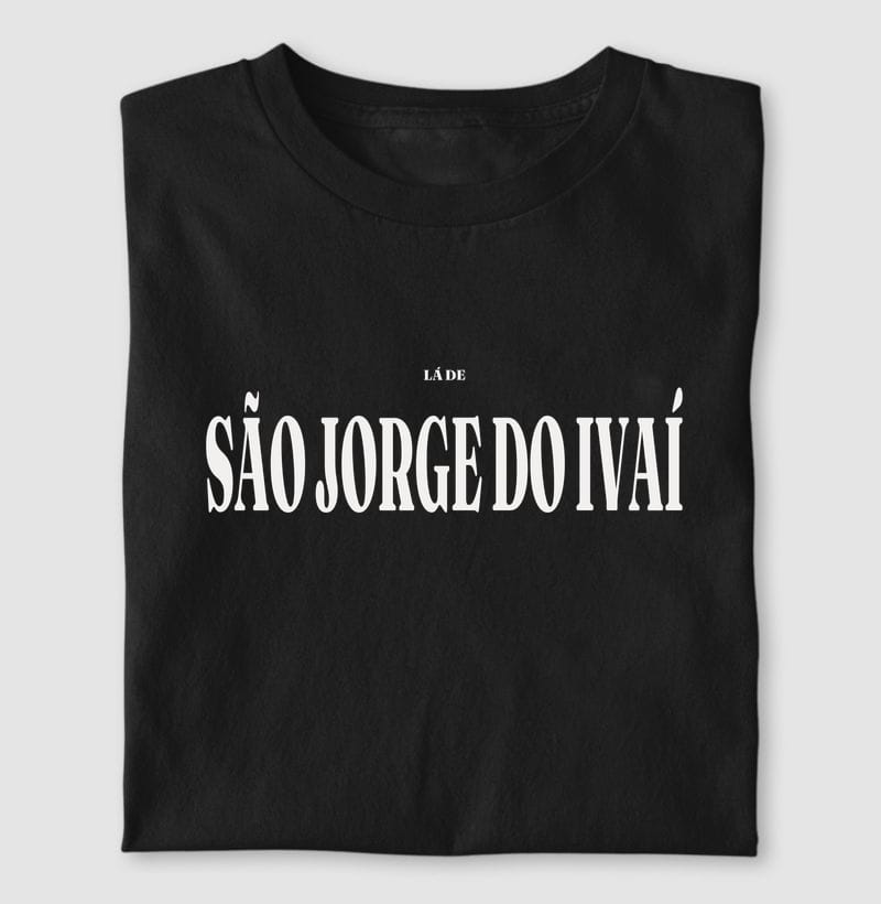 Camiseta Tipografia de São Jorge do Ivaí