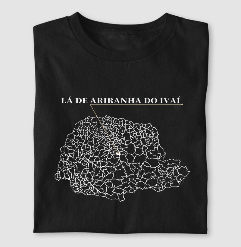 Camiseta Ponto de Origem de Ariranha do Ivaí