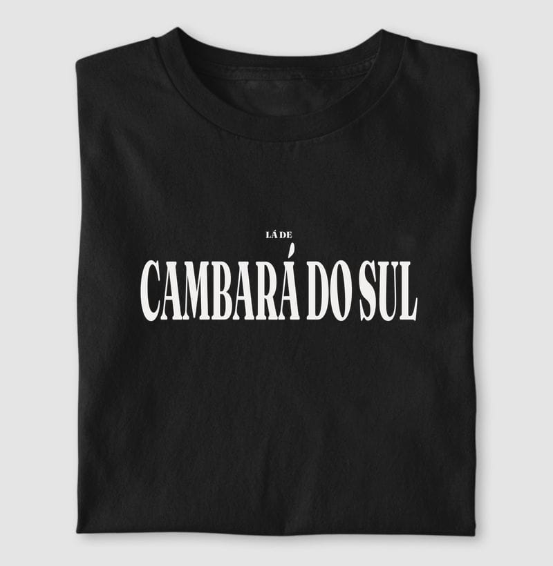 Camiseta Tipografia de Cambará do Sul