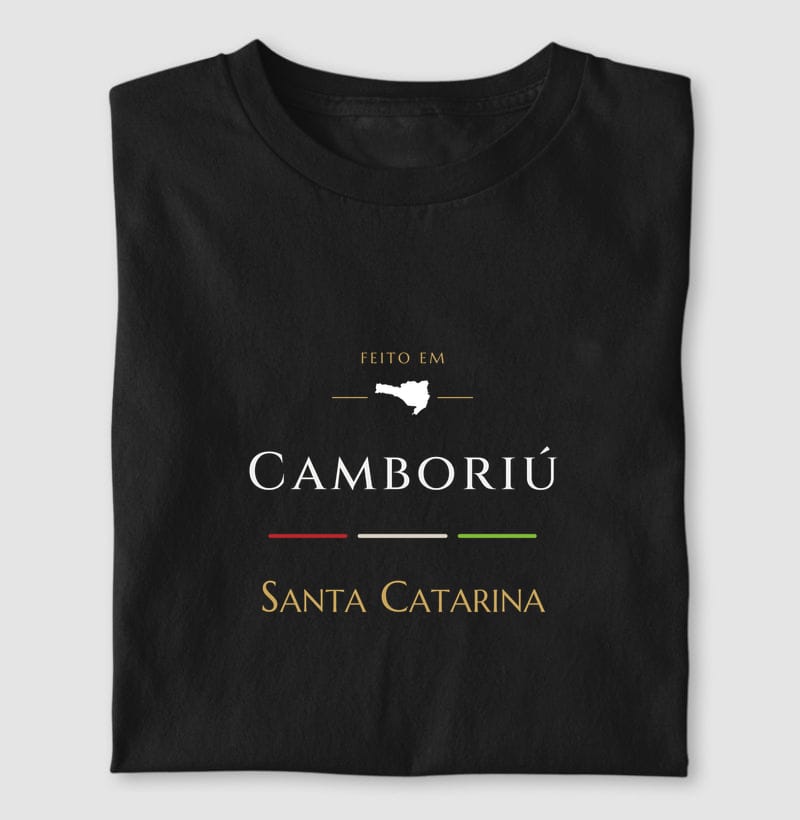 Camiseta Feito em de Camboriú
