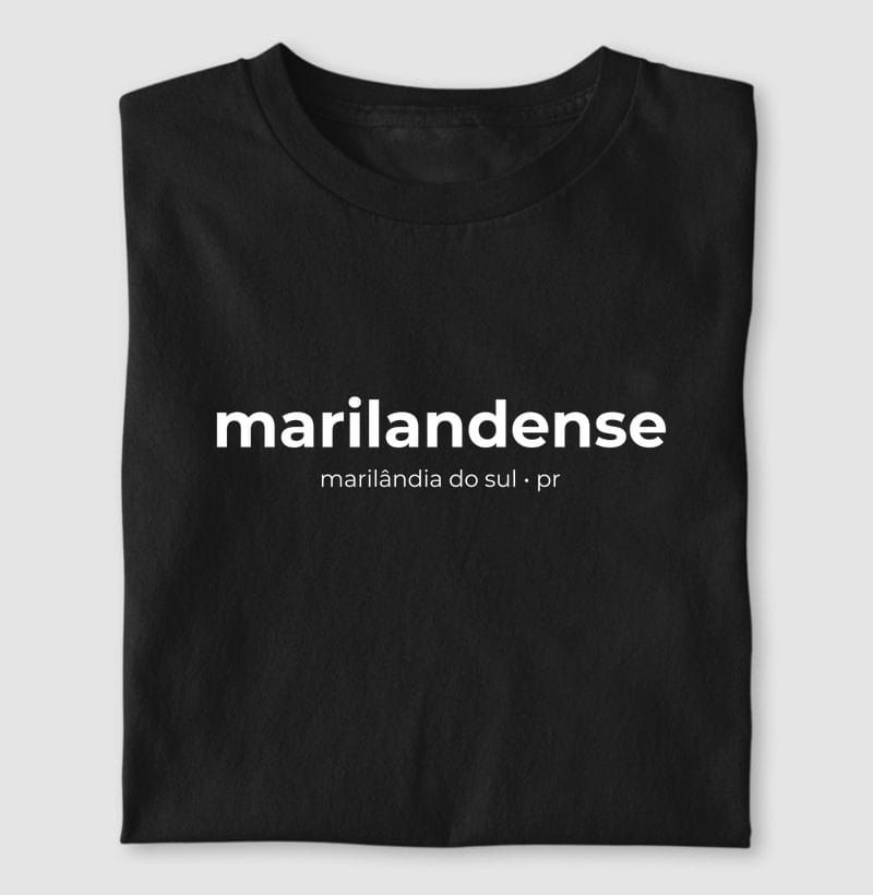 Camiseta Gentílico de Marilândia do Sul