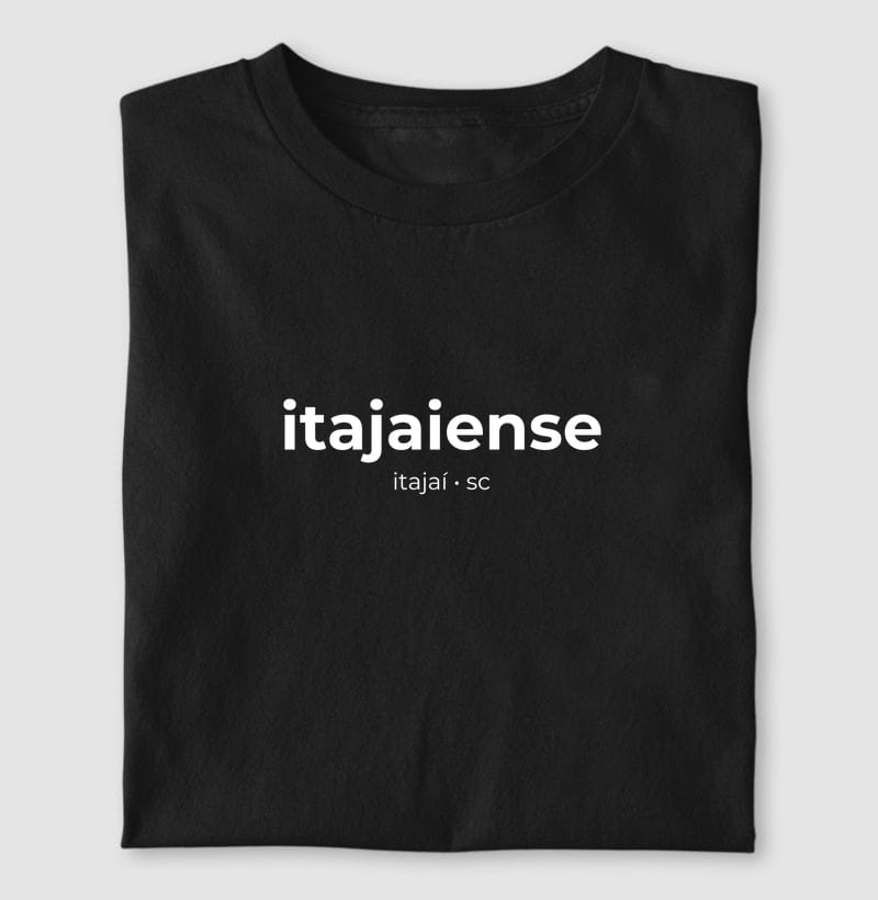 Camiseta Gentílico de Itajaí