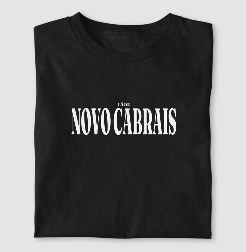 Camiseta Tipografia de Novo Cabrais