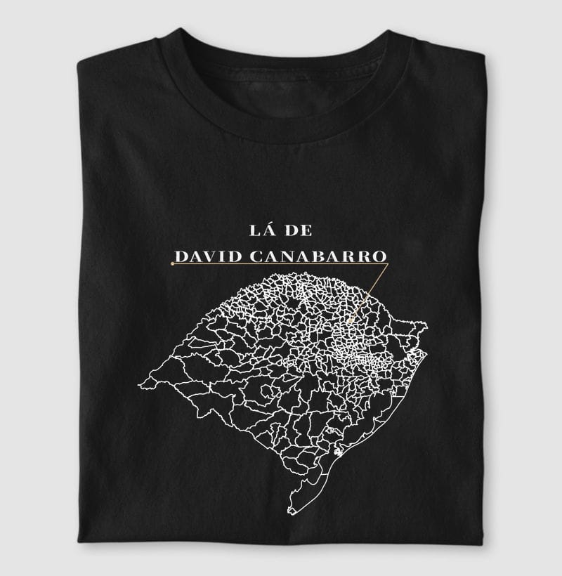 Camiseta Ponto de Origem de David Canabarro