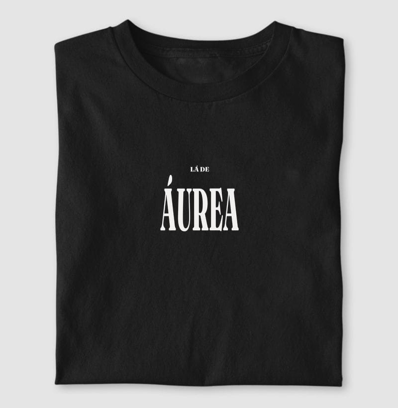 Camiseta Tipografia de Áurea
