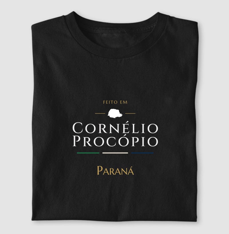Camiseta Feito em de Cornélio Procópio