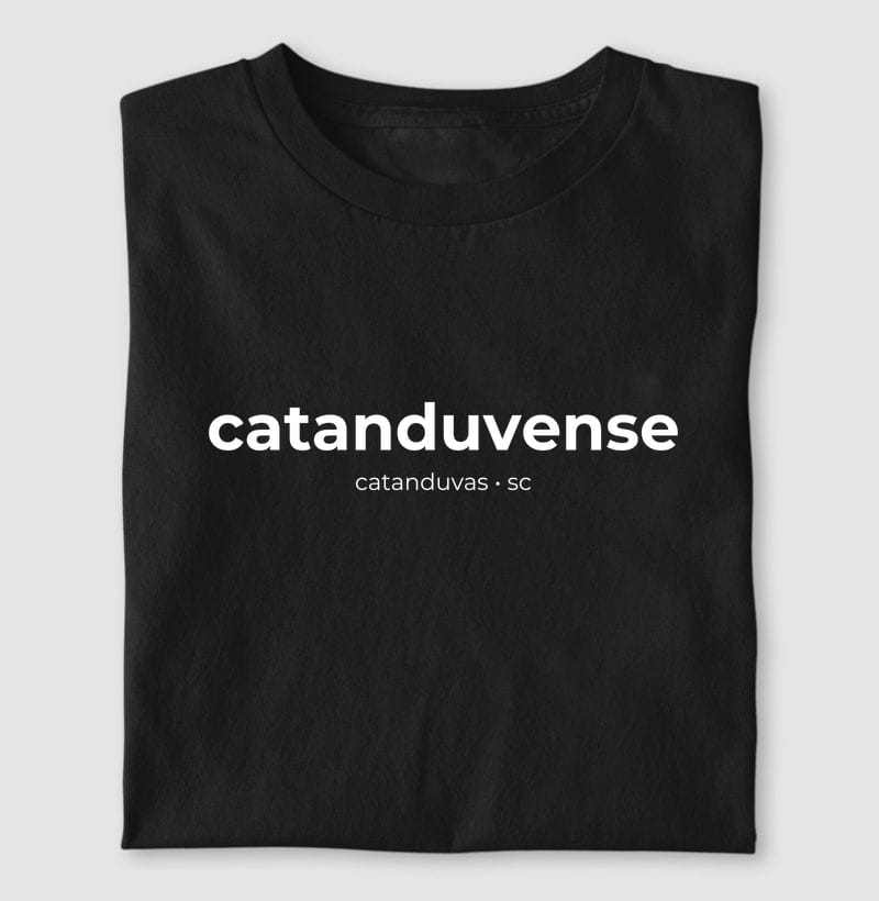 Camiseta Gentílico de Catanduvas