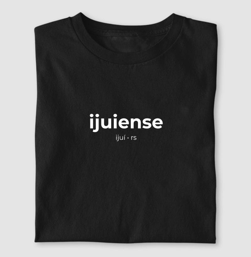 Camiseta Gentílico de Ijuí