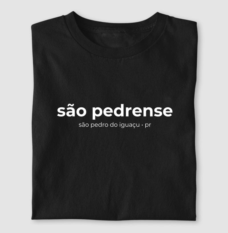 Camiseta Gentílico de São Pedro do Iguaçu