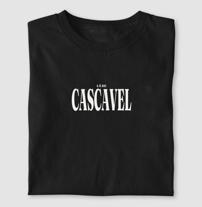 Camiseta Tipografia de Cascavel