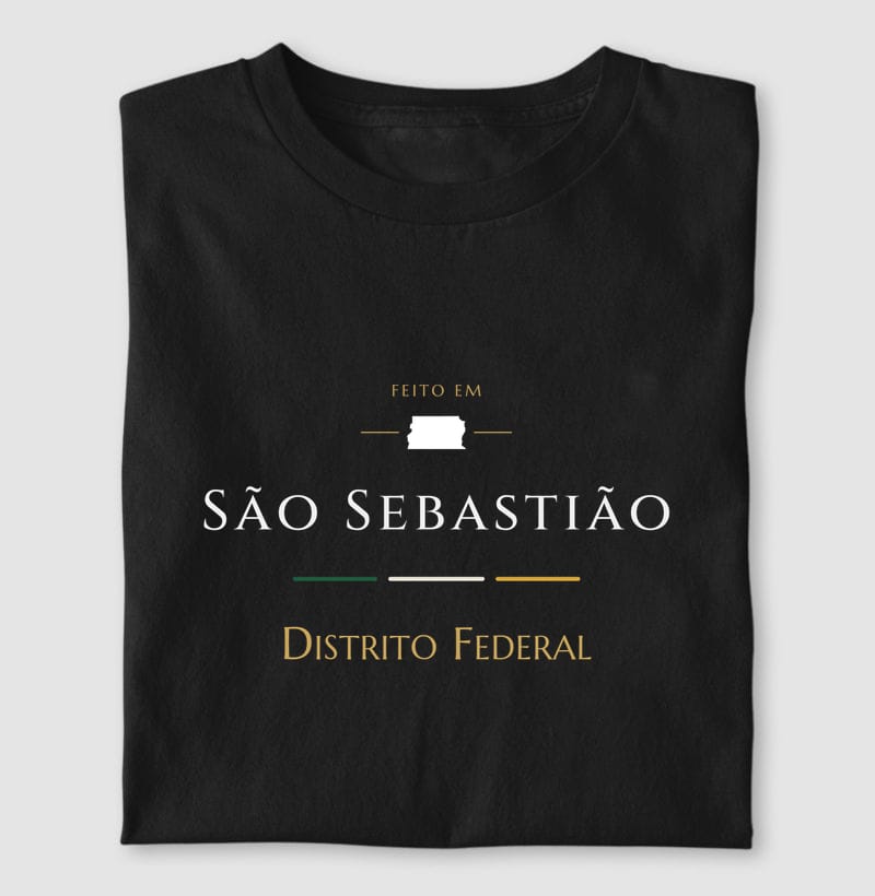 Camiseta Feito em de São Sebastião