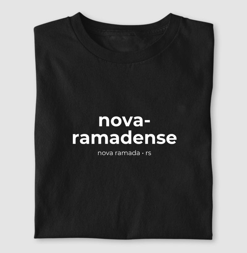 Camiseta Gentílico de Nova Ramada