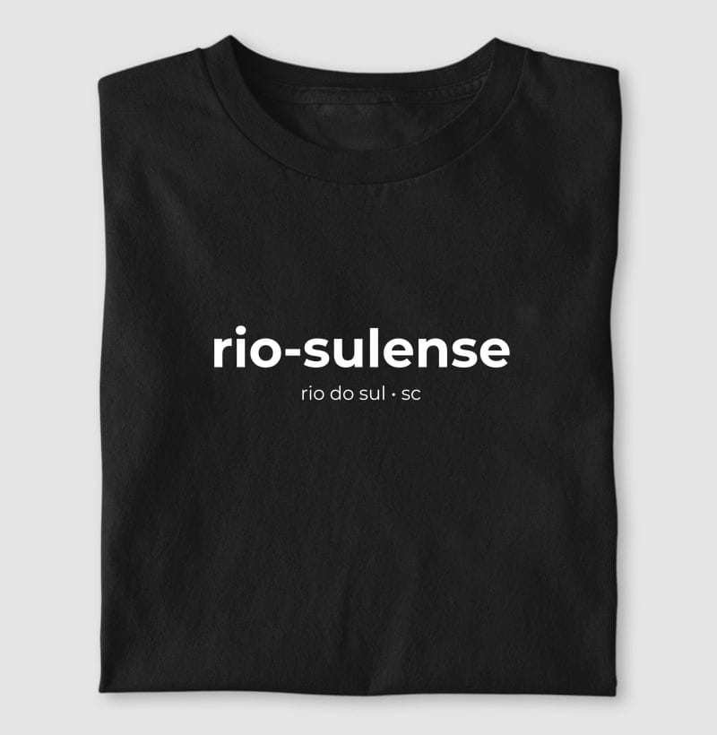 Camiseta Gentílico de Rio do Sul