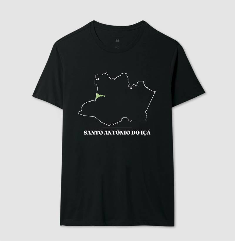 Camiseta Traço de Santo Antônio do Içá