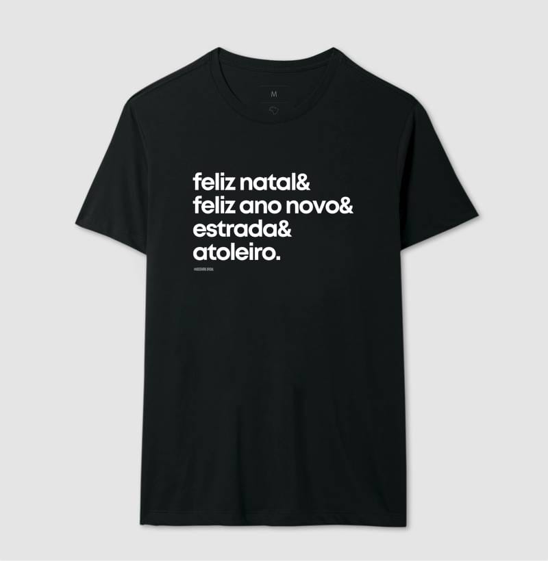 feliz natal & feliz ano novo & estrada & atoleiro.