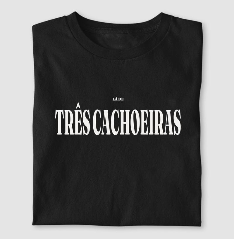 Camiseta Tipografia de Três Cachoeiras