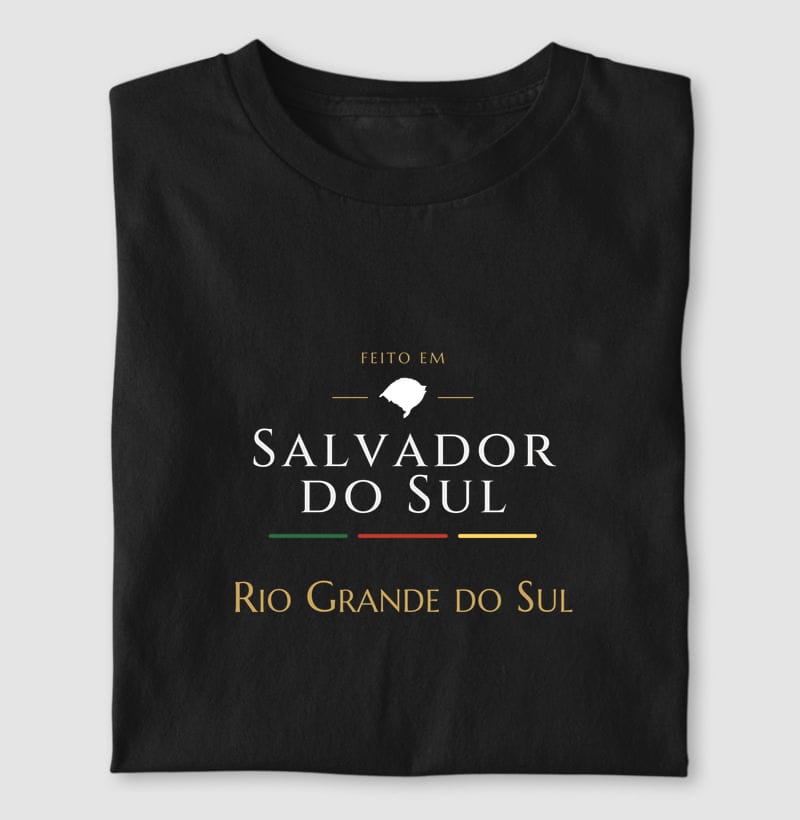 Camiseta Feito em de Salvador do Sul