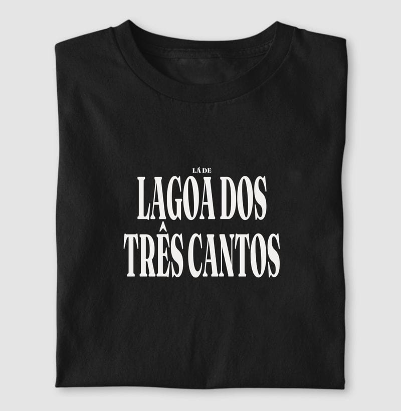 Camiseta Tipografia de Lagoa dos Três Cantos
