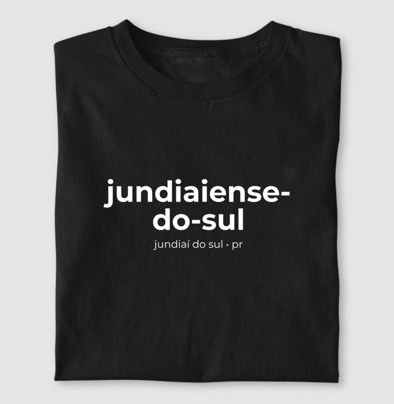 Camiseta Gentílico de Jundiaí do Sul