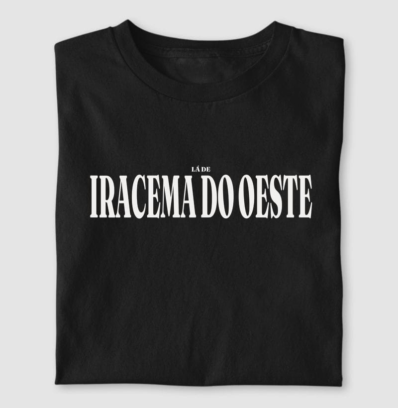 Camiseta Tipografia de Iracema do Oeste