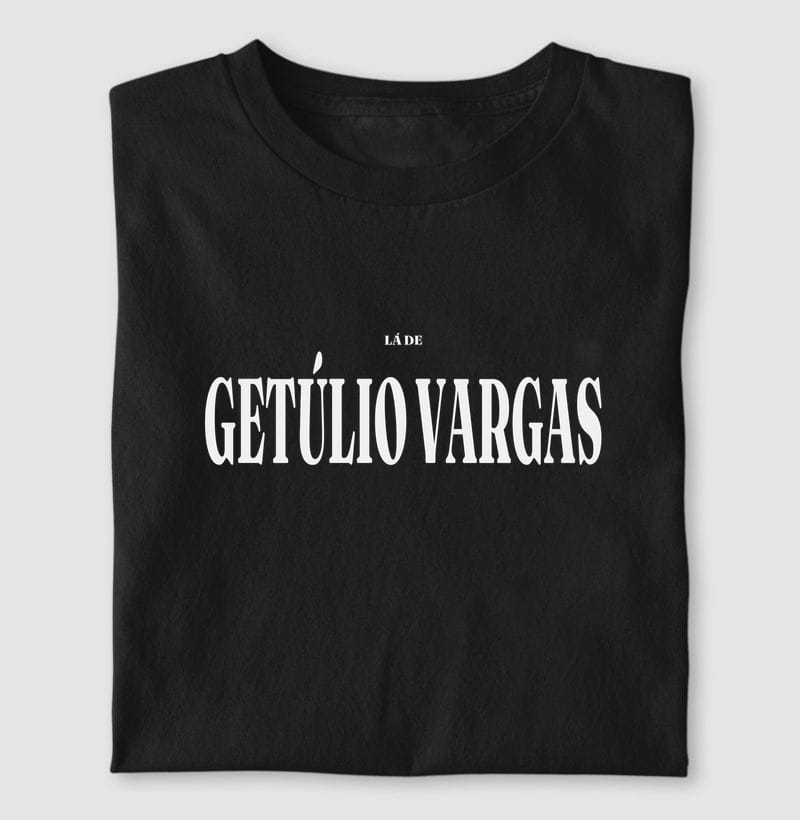 Camiseta Tipografia de Getúlio Vargas