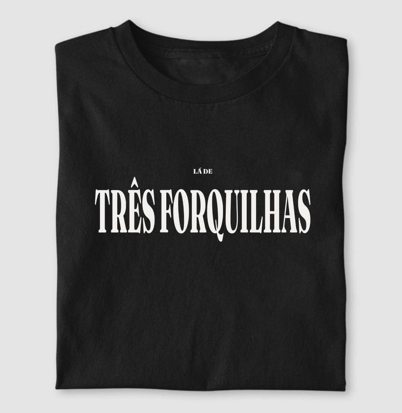 Camiseta Tipografia de Três Forquilhas