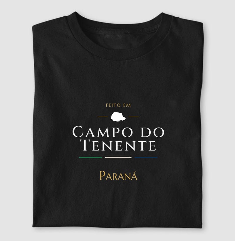 Camiseta Feito em de Campo do Tenente